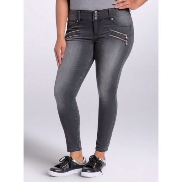 torrid Denim - Torrid Multi Zip Jeggings